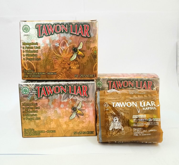 Tawon Liar Wild Wasp Capsules Original Product Herbs For Gout Stamina Immune