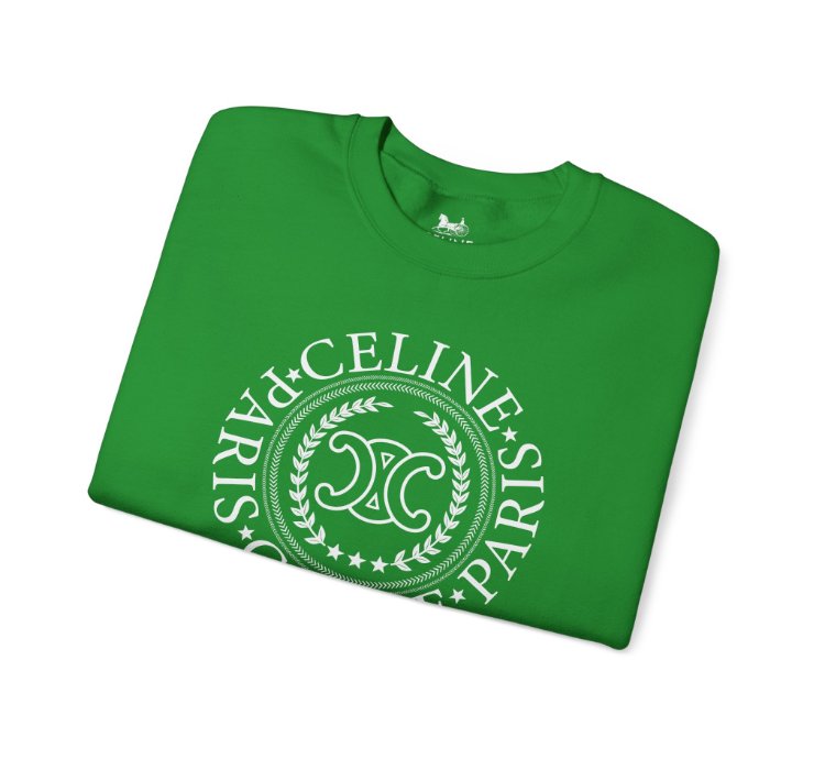 Celine University Green Sweatshirt - Size Usa