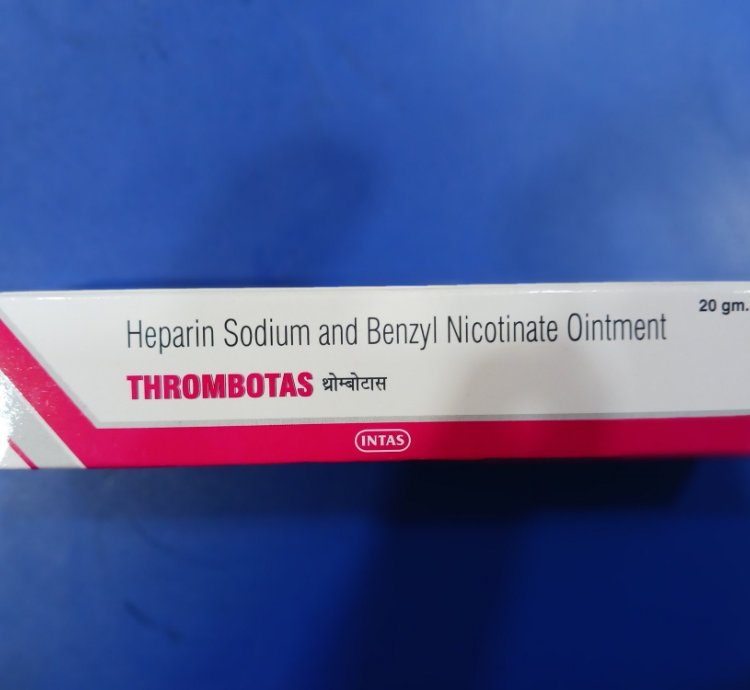 Herpin Sodium And Benzyl Nicotinate Ointment Used For Thrombophlebitis