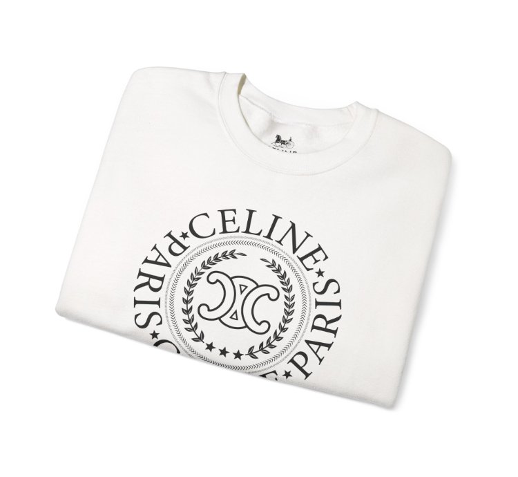 Celine University White Sweatshirt - Size Usa