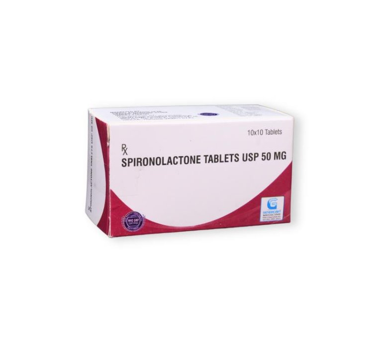 Spironolactone 50mg Used To Treat Or Prevent Hypokalemia low Potassium Levels In The Blood