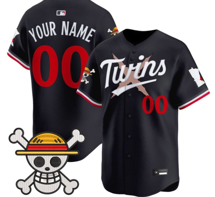Custom Minnesota Twins Baseball Jersey One Piece Premier Patch All Stitched
