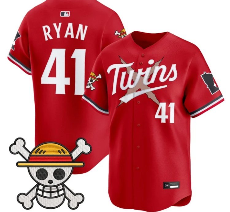 Joe Ryan 41 Minnesota Twins Baseball Jersey One Piece Premier Patch All Stitched