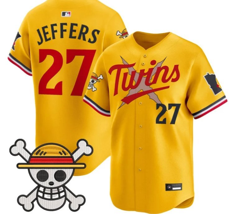 Ryan Jeffers 27 Minnesota Twins Baseball Jersey One Piece Premier Patch All Stitched