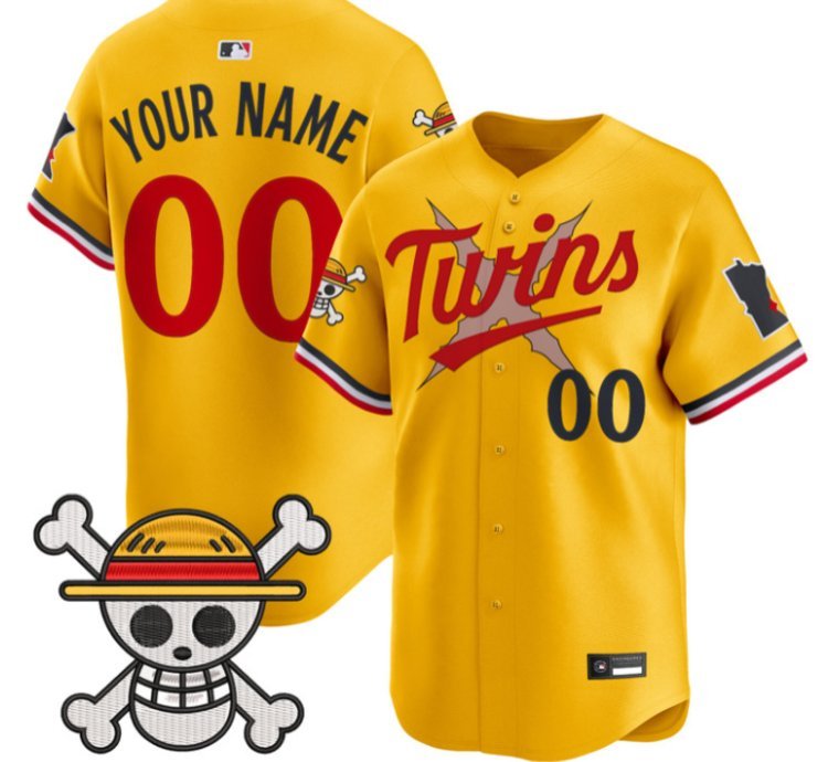 Custom Minnesota Twins Baseball Jersey One Piece Premier Patch All Stitched