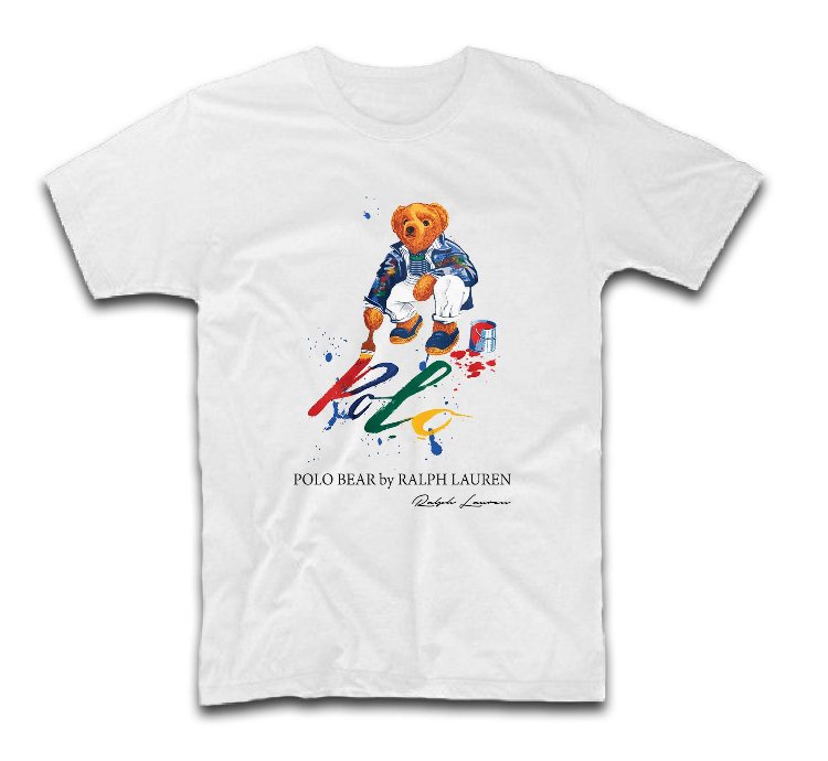 Polo Bear Painting Logo T-shirt