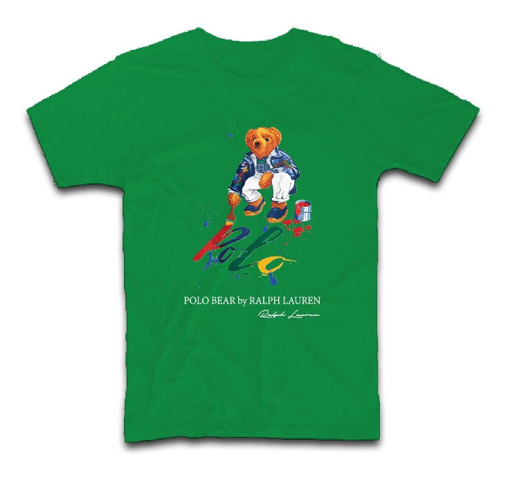 Polo Bear Painting Logo T-shirt