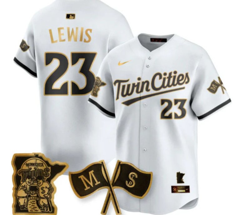 Royce Lewis 23 Minnesota Twins Baseball Jersey Vapor Patch Limited All Stitched