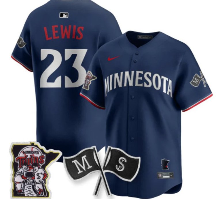 Royce Lewis 23 Minnesota Twins Baseball Jersey Vapor Patch Limited All Stitched