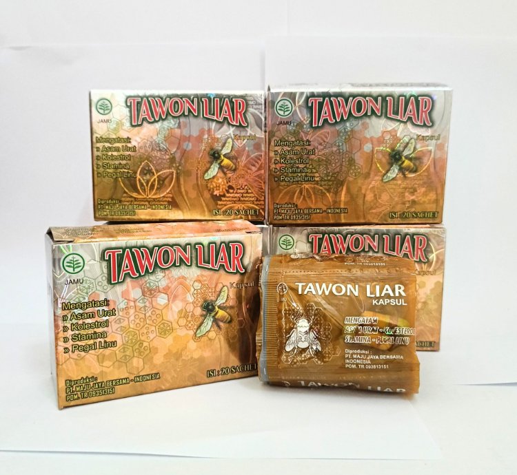 Tawon Liar Wild Wasp Capsules Original Product Herbs For Gout Stamina Immune