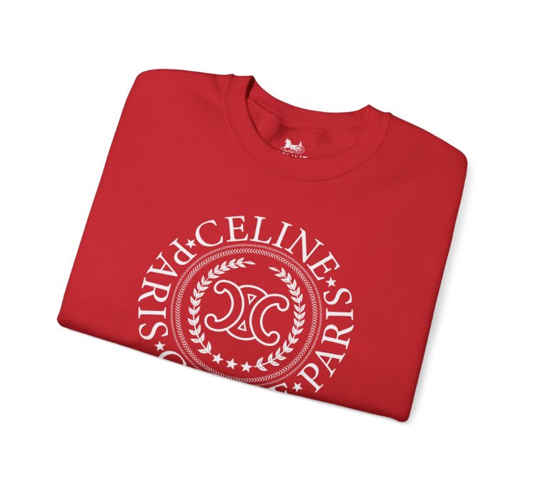 Celine University Red Sweatshirt - Size Usa