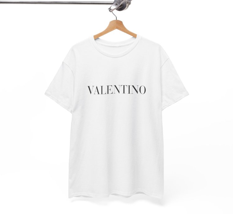 Valentino Classic Print White Unisex Tee