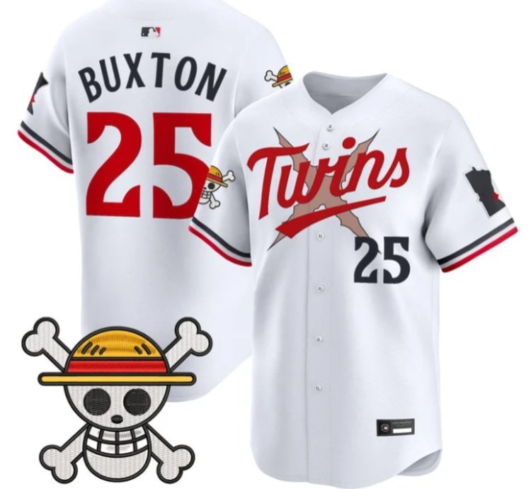 Byron Buxton 25 Minnesota Twins Baseball Jersey One Piece Premier Patch All Stitched