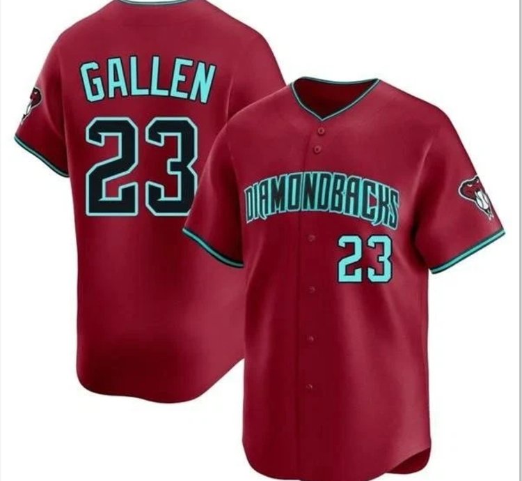 Zac Gallen Jersey 23 Diamondbacks Vapor Premier Limited All Stitched Red