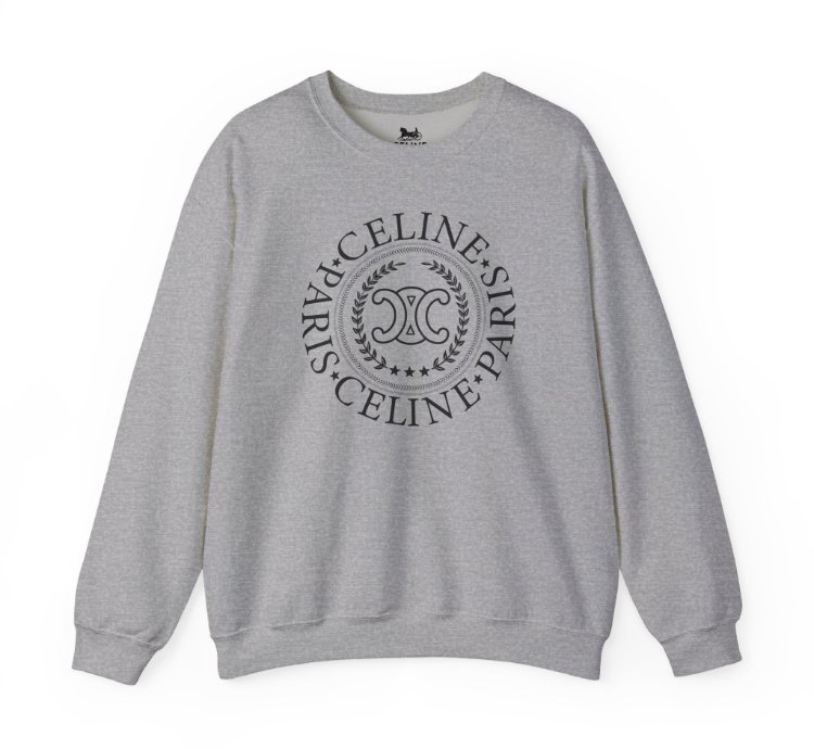 Celine University Grey Sweatshirt - Size Usa