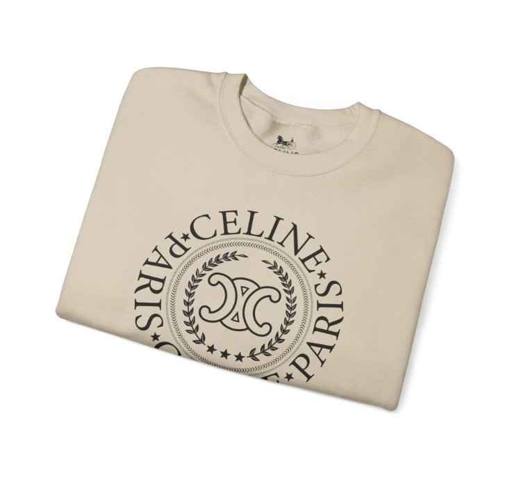 Celine University Sand Sweatshirt - Size Usa