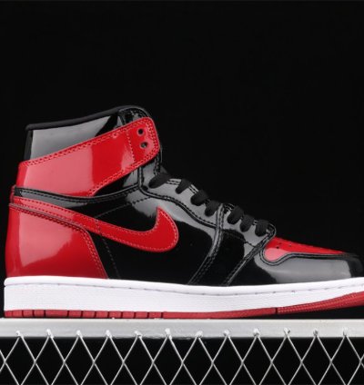 Nike Air Jordan Aj1 Retro High Og Patent Bred Sneaker