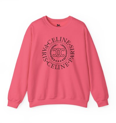 Celine University Pink Sweatshirt - Size Usa