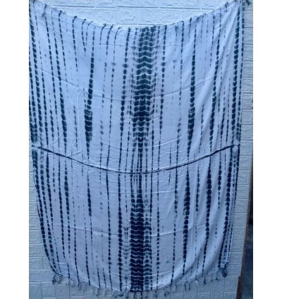 Tie Dye Rayon Sarong Multi Purpose Beach Shawl And Resort Wear Wrap
