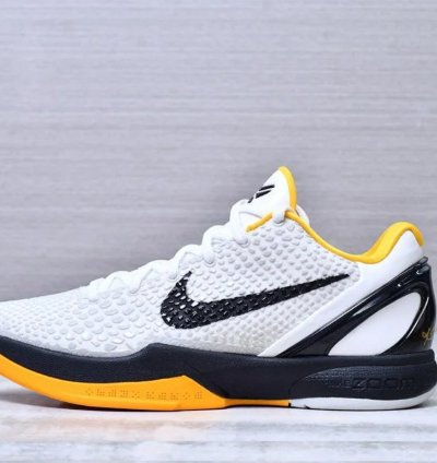 Kobe 6 Protro White Del Sol Sneakers