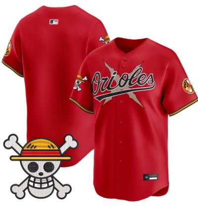 Team Jersey Blank Baltimore Orioles One Piece Premier Stitched Red
