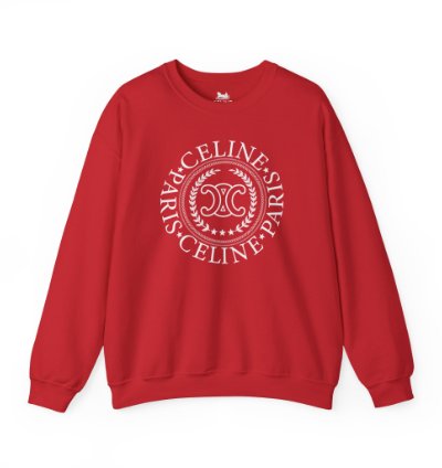 Celine University Red Sweatshirt - Size Usa
