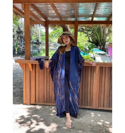 Artisan Inspired Kimono Outer Flowy Everyday Layering Cardigan