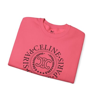 Celine University Pink Sweatshirt - Size Usa