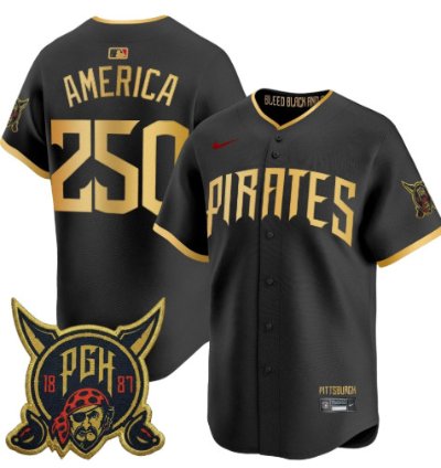 America 250 Pittsburgh Pirates Baseball Jersey 2026 City Connect Vapor Premier Limited All Stitched