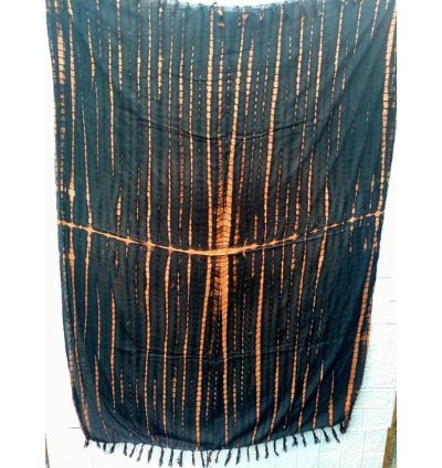 Artisan Batik Style Shawl Lightweight Rayon Scarf And Pareo
