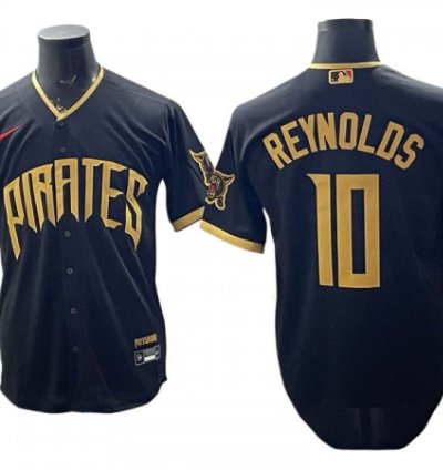 Pittsburgh Pirates 10 Bryan Reynolds 2026 City Connect Limited Jersey - Black