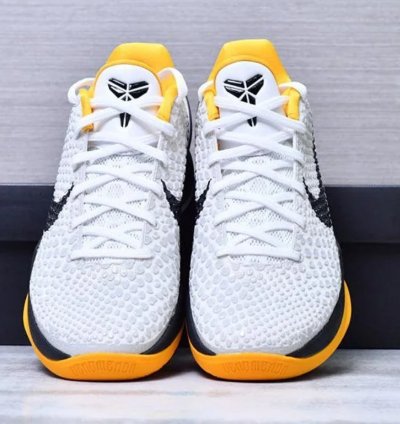 Kobe 6 Protro White Del Sol Sneakers