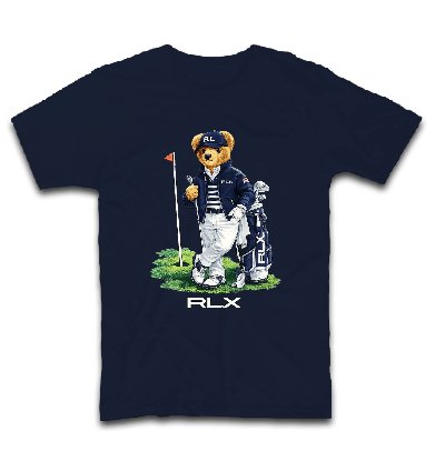 Polo Bear Golfer On The Green Shirt