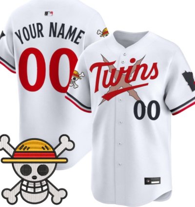 Custom Minnesota Twins Baseball Jersey One Piece Premier Patch All Stitched