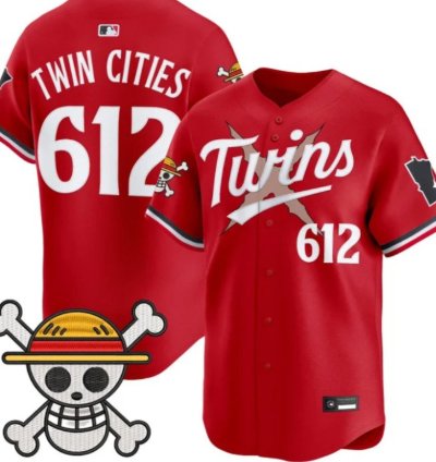 Twin Cities 612 Minnesota Twins Baseball Jersey One Piece Premier Patch All Stitched