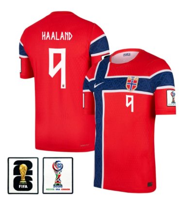 Erling Haaland 2026 World Cup Jersey Soccer