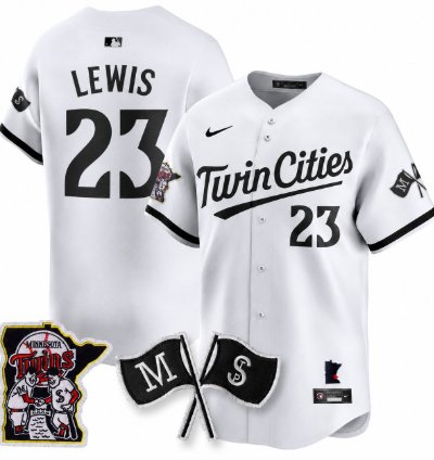 Royce Lewis 23 Minnesota Twins Baseball Jersey Vapor Patch Limited All Stitched