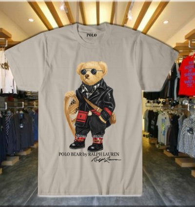 Polo Bear Streetstyle Hoodie Swag Bear Design Luxe Street Vibes White