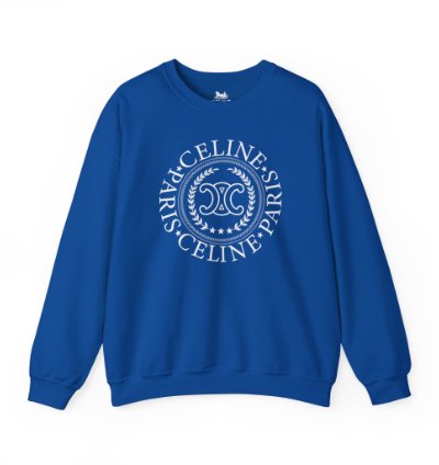 Celine University Blue Sweatshirt - Size Usa