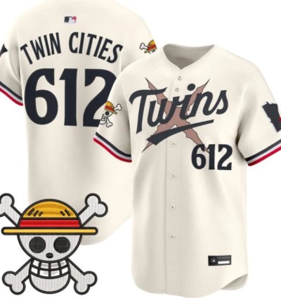 Twin Cities 612 Minnesota Twins Baseball Jersey One Piece Premier Patch All Stitched