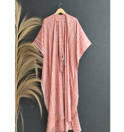 Flowy Bohemian Kimono Cardigan Lightweight Vacation Layer