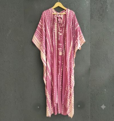 Open Front Kimono Robe Relaxed Fit Summer Outerwear