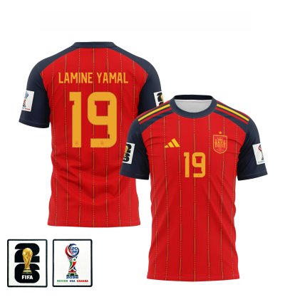 Lamine Yamal 2026 World Cup Soccer Jersey