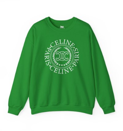 Celine University Green Sweatshirt - Size Usa