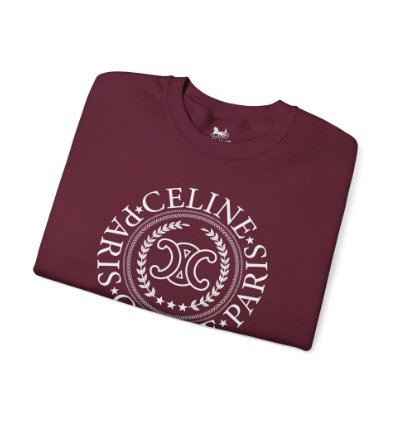 Celine University Maroon Sweatshirt - Size Usa