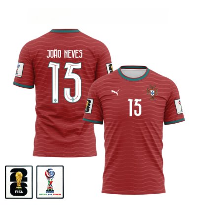 Joao Neves 2026 World Cup Soccer Jersey