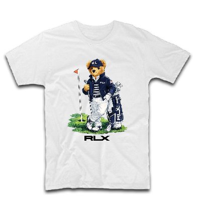 Polo Bear Golfer On The Green Shirt