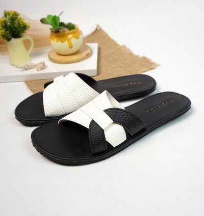 Casual Summer Slippers Open Toe Comfort Sandals Neutral Black Shoes