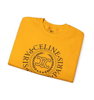 Celine University Gold Sweatshirt - Size Usa