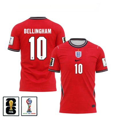 Jude Bellingham 2026 World Cup Soccer Jersey Away